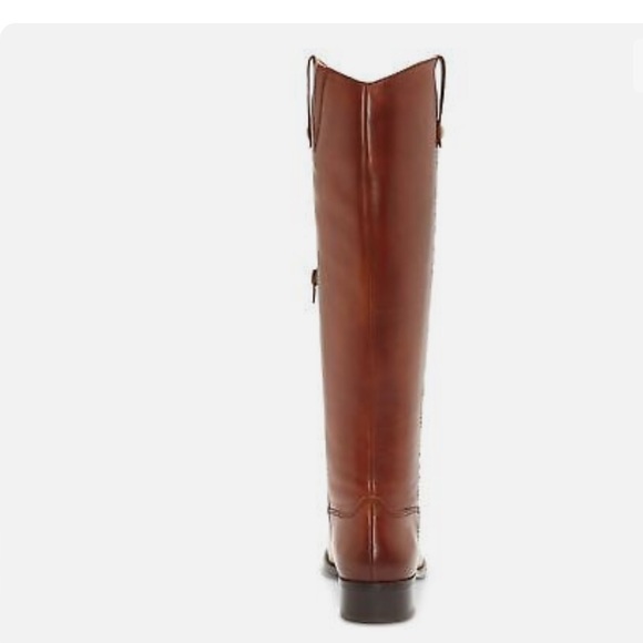 New in Box INC Wide Calf Fawne Leather Riding Boots 7.5 - Picture 2 of 8